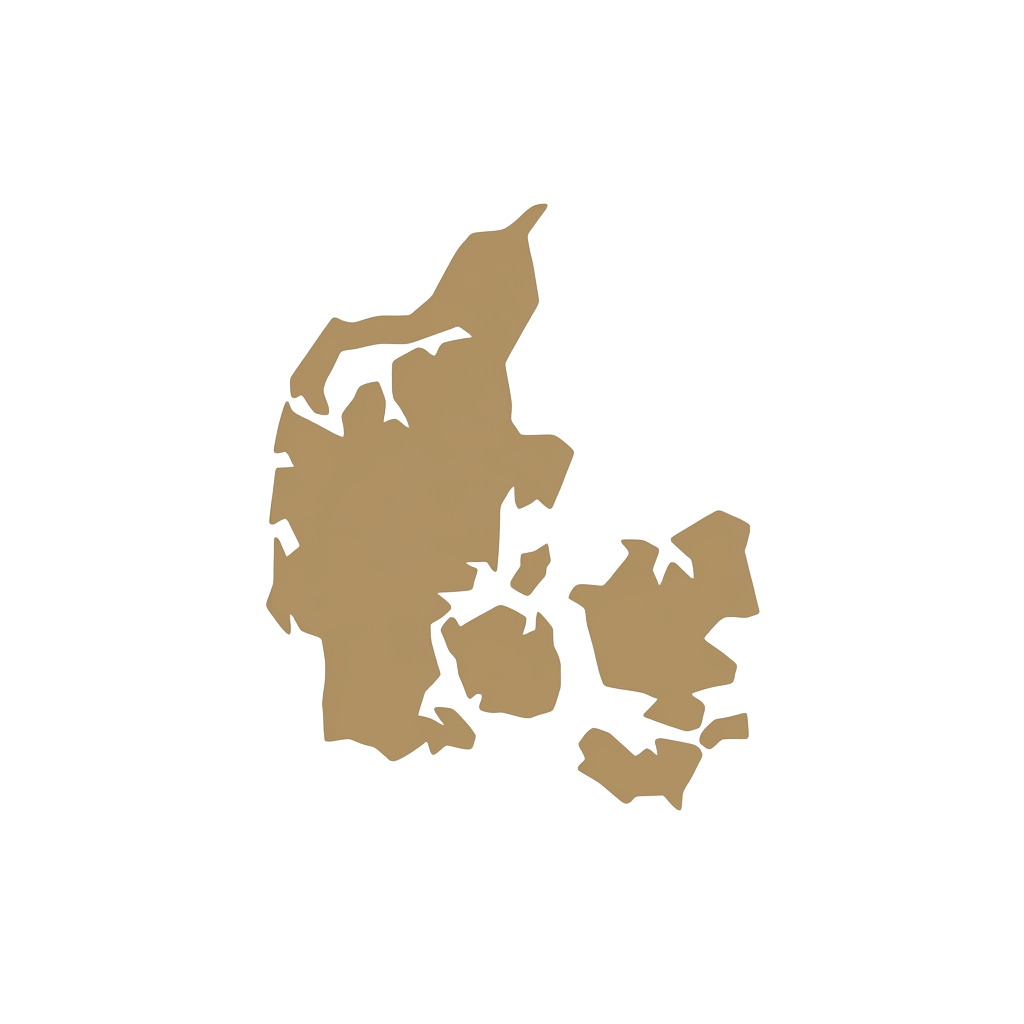 Map of Denmark