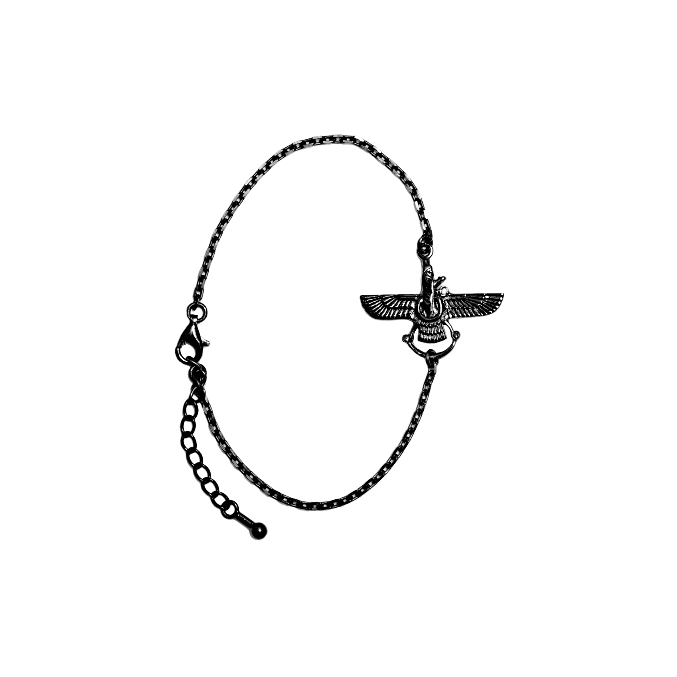 Farvahar bracelet – black