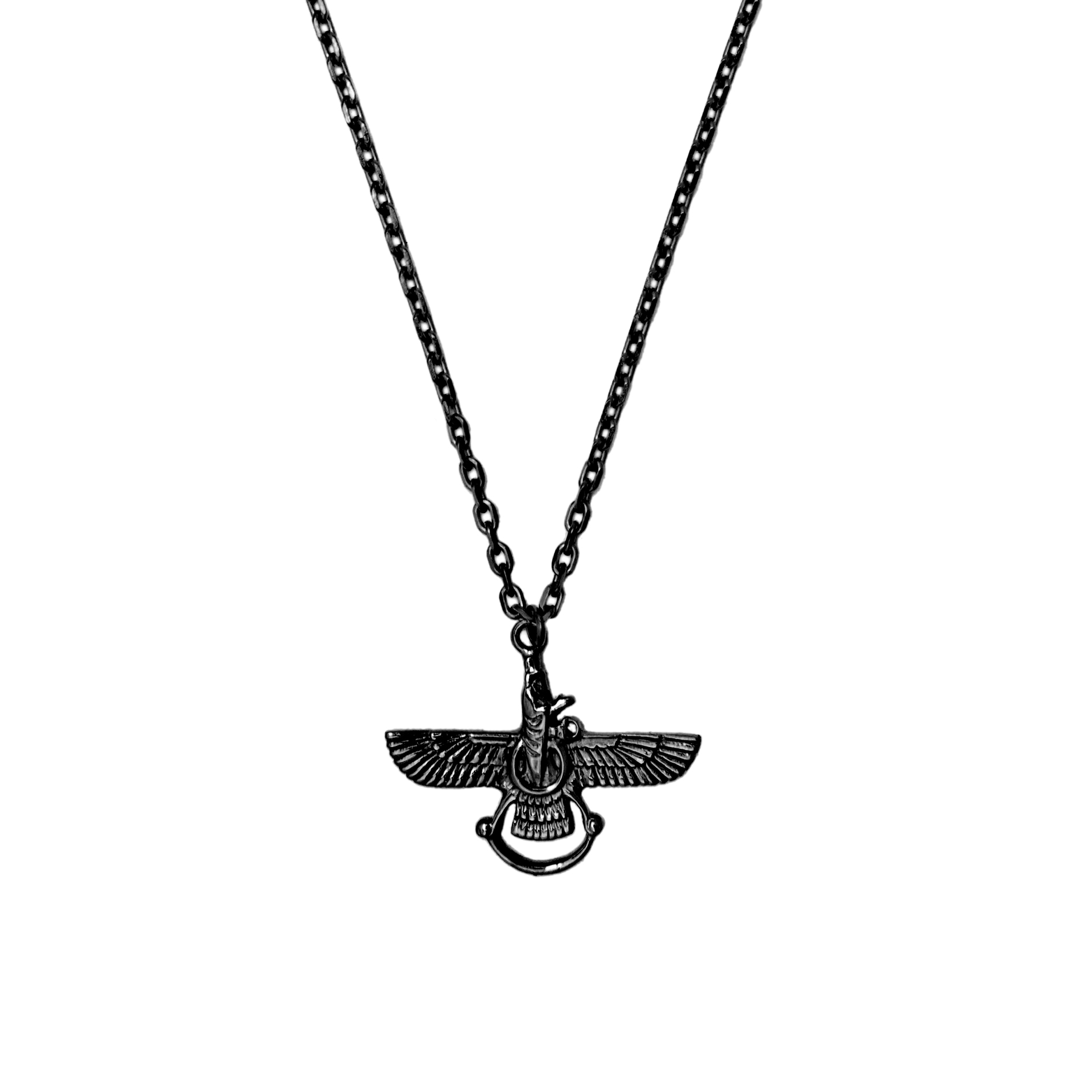 Farvahar necklace2 – black